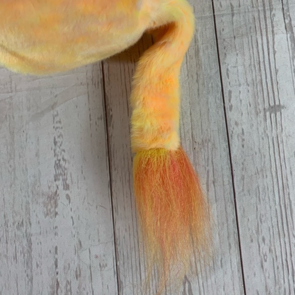 Vintage 2000 Ty Beanie Buddies Bushy the Lion Orange - Picture 8 of 10